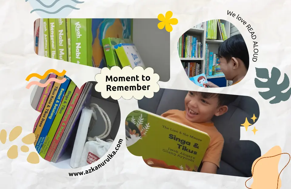 Membangun budaya read aloud di rumah.